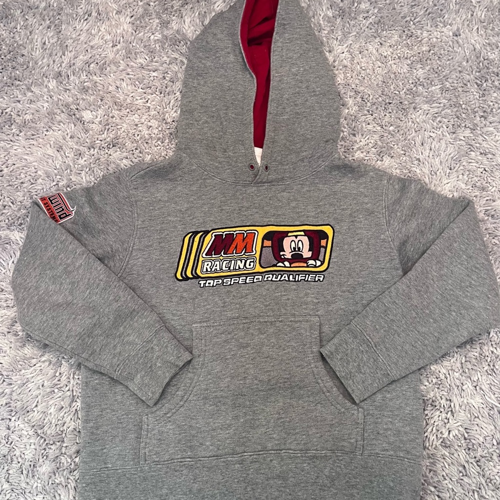 Vintage Y2K Mickey Mouse Racing Sweater